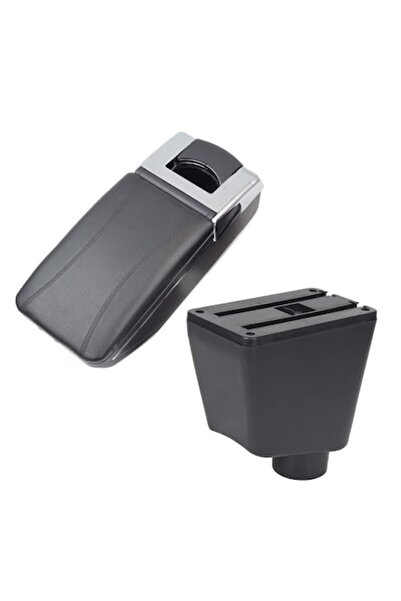 AVR Armrest for Renault Captur 1 Non-Facelift (06.2013-02.2017), AVR® model 6H, black -leather