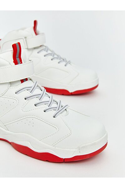 LC Waikiki LCW STEPS Boy's Sports Shoes with Laces and Velcro