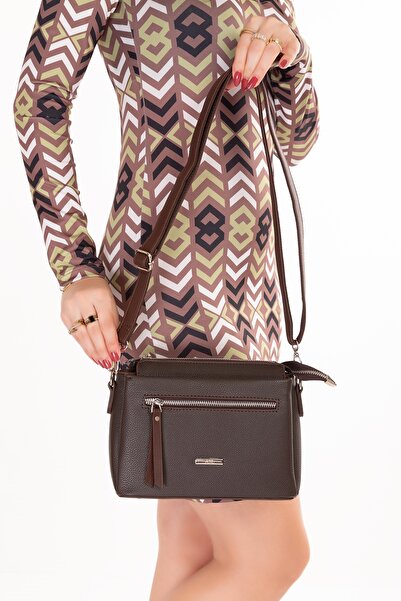 Gondol Women's Daily Small Shoulder Bag Vp.729 Brown