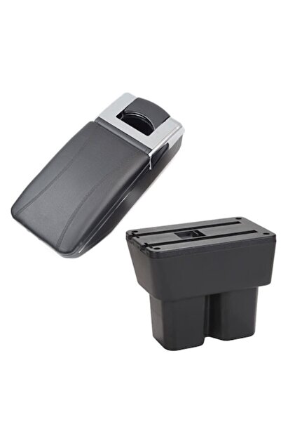 AVR Armrest for Suzuki Jimny 4 IV (07.2018 - ), AVR® model 6H, black, faux leather