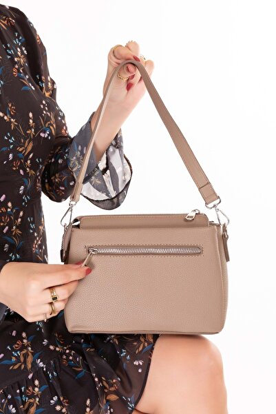 Gondol Women's Daily Small Shoulder Bag Vp.729 Mink