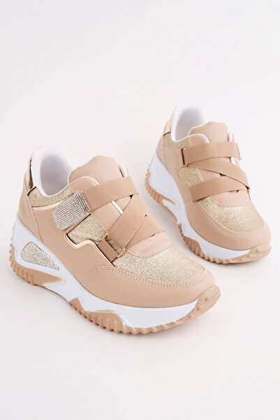 Madam Tarz Dnr-608 Glittery Elastic Thick Sole Sports