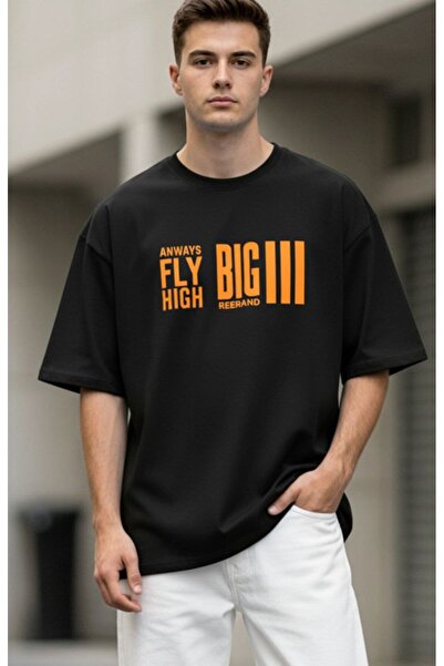 REBRAND Crew Neck Printed T-Shirt Unisex Oversize