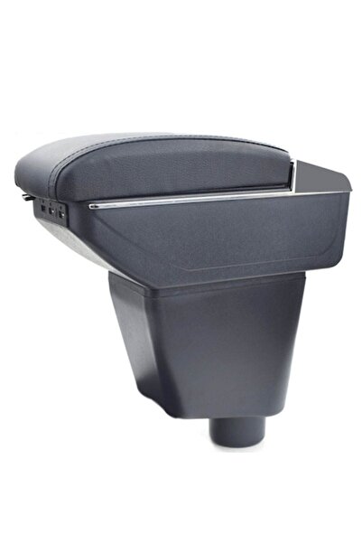 AVR Armrest for Renault Captur 1 Non-Facelift (06.2013-02.2017) – model 7H, black faux leather, 7