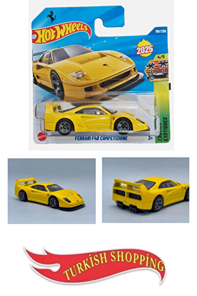 HOT WHEELS 1:64 Ölçek 2025 Case Ferrari F40 Competızıone