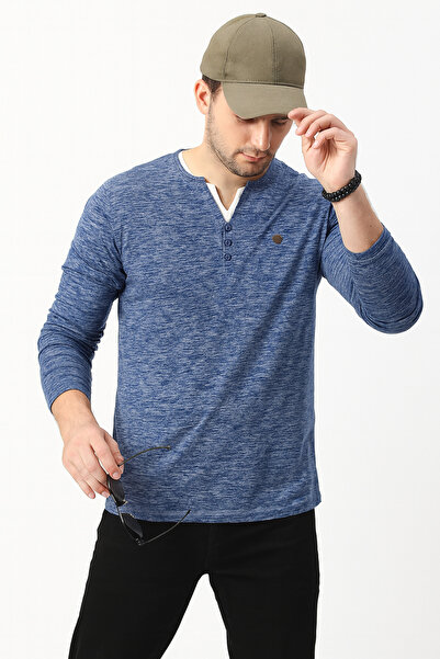 STITCH by MH V-Neck Henley – Men’s Long Sleeve