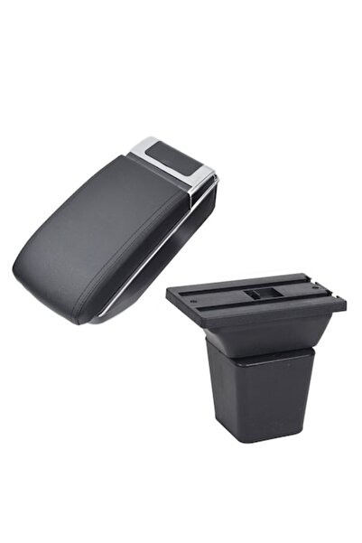 AVR Armrest for Daihatsu Terios 1 (05.1997-10.2006) - model 7H, black faux leather, USB ports