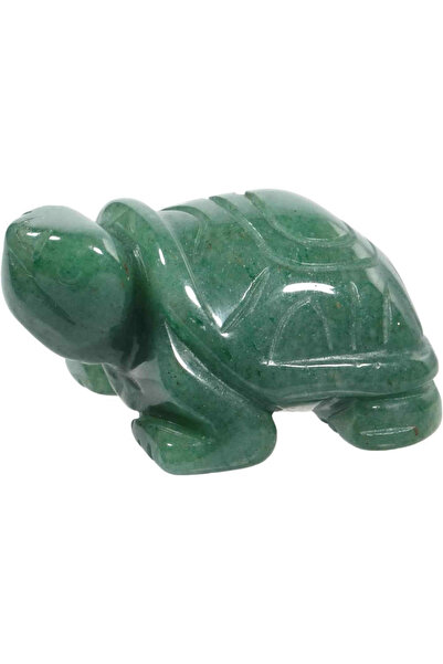 craftmystic Figurină de broască țestoasă din cristal semiprețios Aventurin ve...