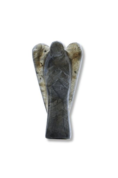 craftmystic Χειροποίητο Αγγελικό Φιγούρα από Λαμπραδορίτη 55mm - Προστασία κα...