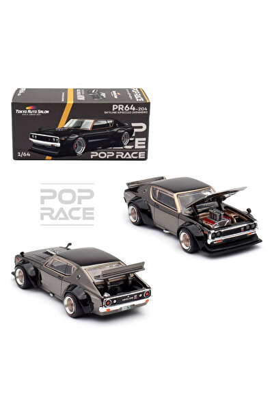 HOT WHEELS POP RACE 1:64 Nissan Skyline KPGC110 Kenmeri Tokyo Auto Salon Limi...