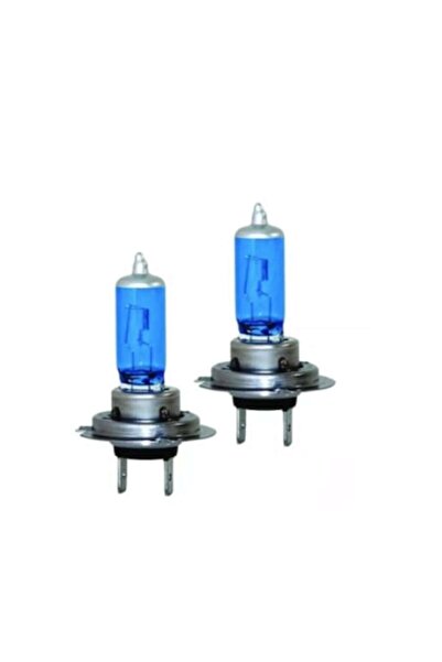 BZRSH Set de 2 becuri auto halogen H7, lumină albă, 12V, 55W, 5000K,