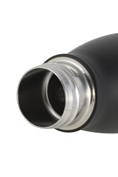 Kamille Termos KM-2037, oțel inoxidabil, 500 ml, etanș, negru/argintiu