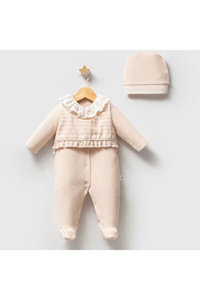 BUDİ HOME Tongs Baby College Jumpsuit 5570 Powder