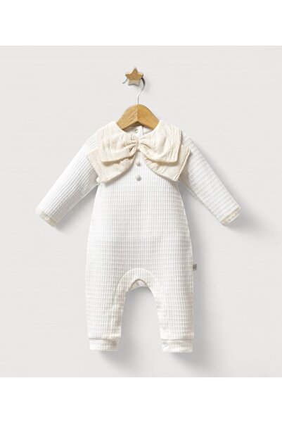 LİTTLE ANGELS بذلة أنيقة للفتيات الصغيرات بياقة على شكل فيونكة