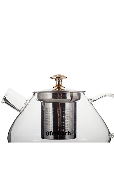 Ofenbach Ceainic, 1000 ml, oțel inoxidabil și sticlă, 9,5x12 cm