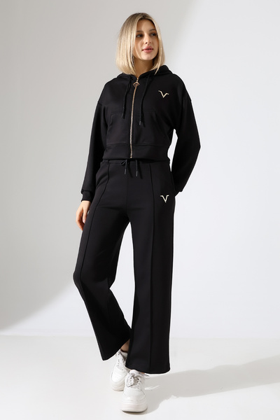 Planet Prestige Modal Fabric Hooded Striped Detail Sports Suit