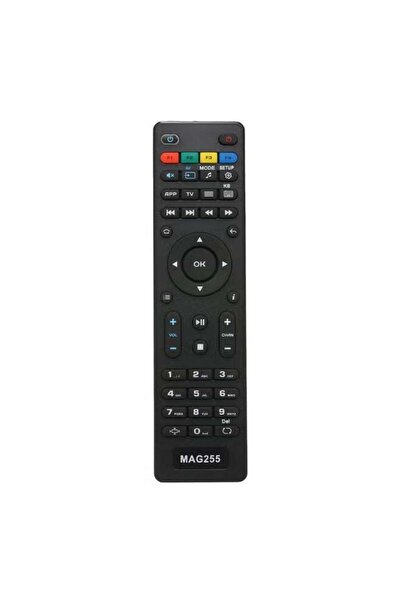 Promass Replacement TV Remote Controller for MAG 250/254/255/260/261/270 IPTV Set-Top Box - Black