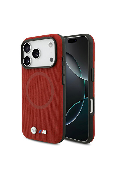 BMW Θήκη συμβατή με iPhone 17 Pro, αδειοδοτημένη, με μεταλλικό λογότυπο M-saf...