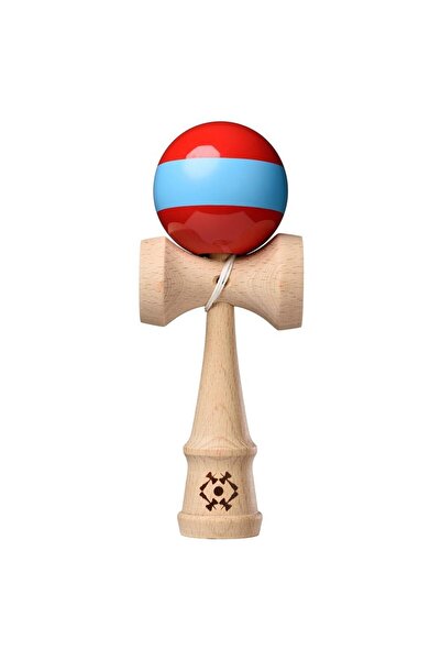 Kendama USA Tribute TRB103 Dungă simplă Roșu Albastru