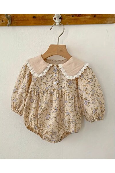 bebeğim butik Bebek küçük çiçek desen romper