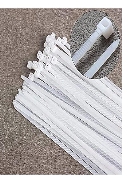 Promass 250mm Cable Ties White (100 Pack) - 18Kg Tensile Strength