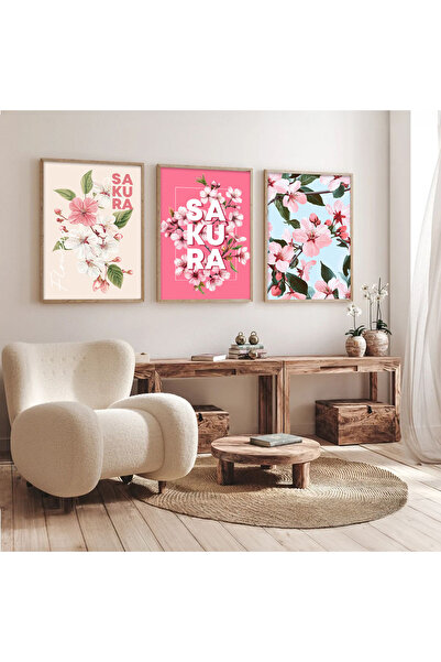 Dekorsiahome 3 Piece Wooden Framed Living Room Hall Kitchen Table Set Set3473