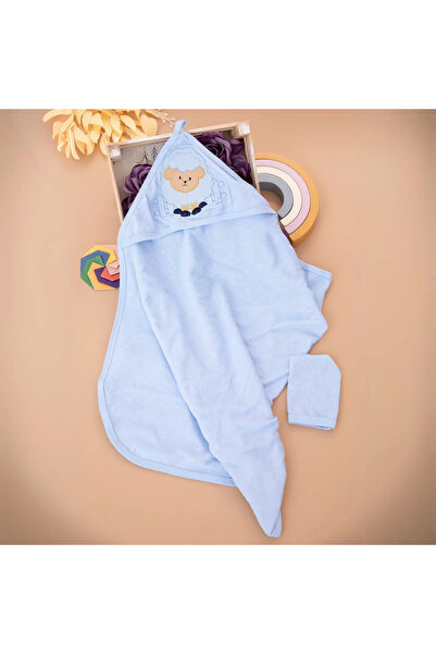 Murat Baby Havlu ve keseli set. Bebek banyo havlusu
