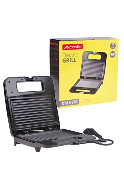 Kamille Aparat de copt sandwich KM-6718, plăci antiaderente, indicator lumino...