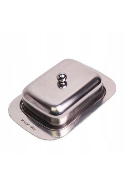 Kamille Untiera, Kamille, oțel inoxidabil, 18,5x12x7 cm, cu capac