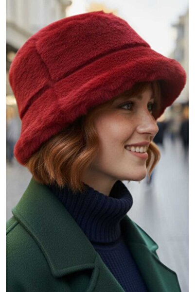 Trenderrs Women's Plush Bucket Hat