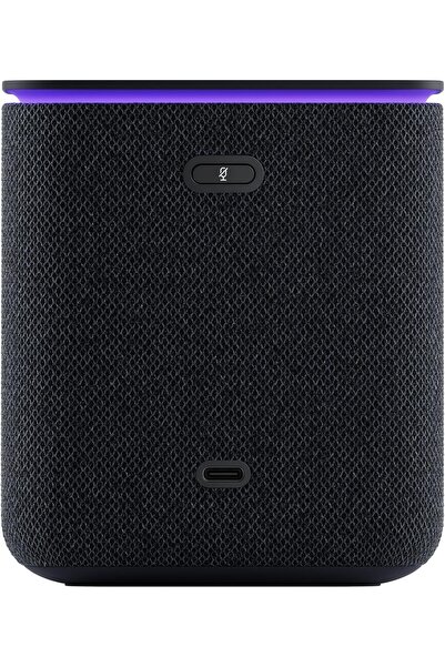 Yasmina مكبر صوت ذكي من يانغو ميدي بتقنية الذكاء الاصطناعي - ٢٤ واط، صوت جهير عميق، إقران ستيريو (أسود)