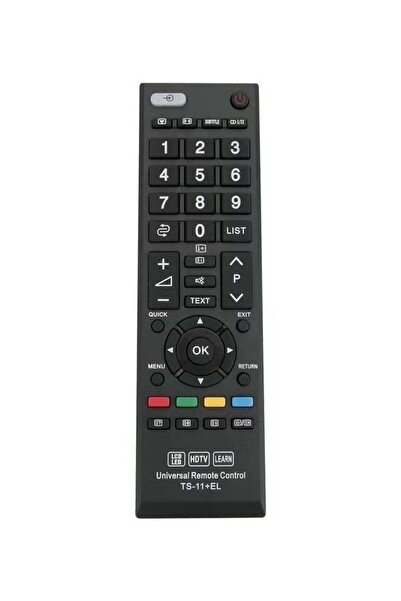 Promass Remote Control For Almost All Toshiba Television Sets Black