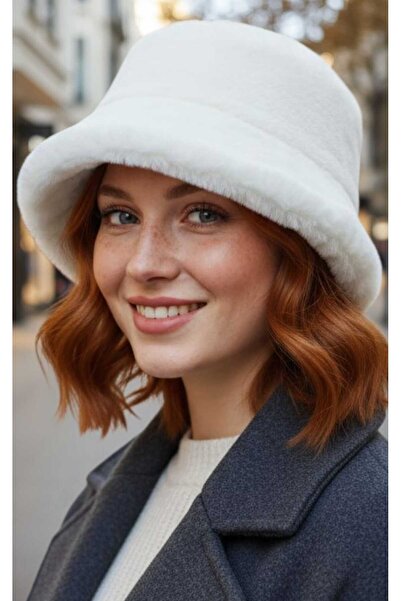 Trenderrs Women's Plush Bucket Hat
