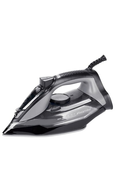 Kamille Steam Iron, 2800 W, Ceramic Soleplate, Vertical Steam, 12.5×29.7×15.8 cm