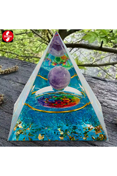 OEM Mandala Piramidei Orgonite a Vieții, Protejează și Atrage Bunăstarea