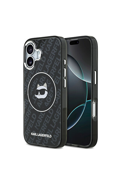 Karl Lagerfeld حافظة iPhone 17 الأصلية المرخصة IML مطبوع غطاء رأس شوبيت باللو...