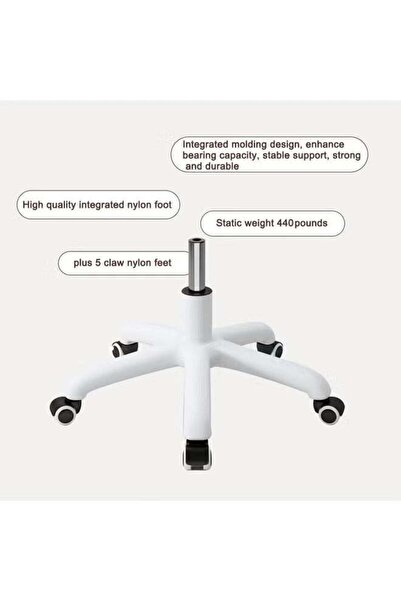 Generic Petal Vanity Chair for Women Ergonomic, 360° Swivel, Multiuse as Computer/Office/Makeup Chair