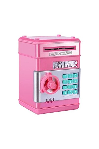 darklove Electronic Piggy Bank for Kids - Pink, 13.1x13.8x19.3 cm