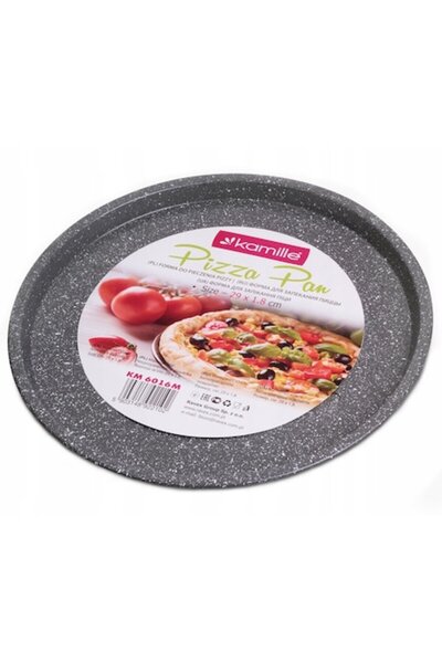 Kamille Tavă de copt pentru pizza din marmură, gri