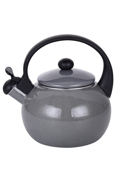 Kamille Fierbător cu fluierat KM-1038D, 2,2 L, gri emailat