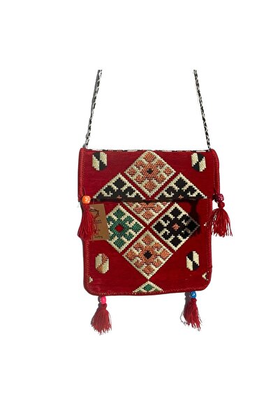 OEM Kelim Shoulder Bag | Red Shades