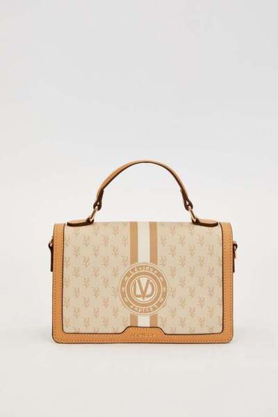 Levidor Logolu Monogram Pattern Handbag