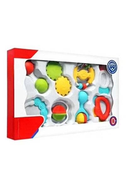 TOY GARDEN مجموعة خشخيشات الأطفال - ألعاب حسية للتعليم المبكر لحديثي الولادة، متعددة الألوان