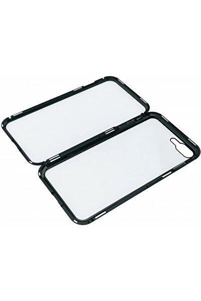 Flippy Protective Case for Apple iPhone 7 Plus, Magnetic 360, Metal, Black