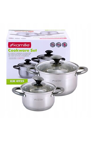 Kamille Set de 2 oale, Kamille, oțel inoxidabil, capace din sticlă rezistente...