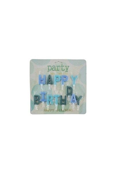 TOY GARDEN Happy Birthday Alphabet Cake Candles - Fun Party Decorations for Cakes