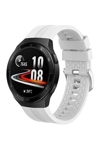 Promass سوار بديل لساعة هواوي GT 2e - 46 مم أبيض