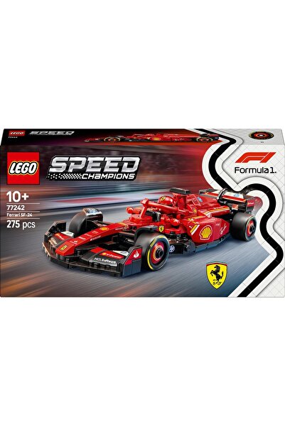 LEGO Speed Champions Formula 1 - Ferrari SF-24 F1 Racing Car (77242), 10+, 275 pcs