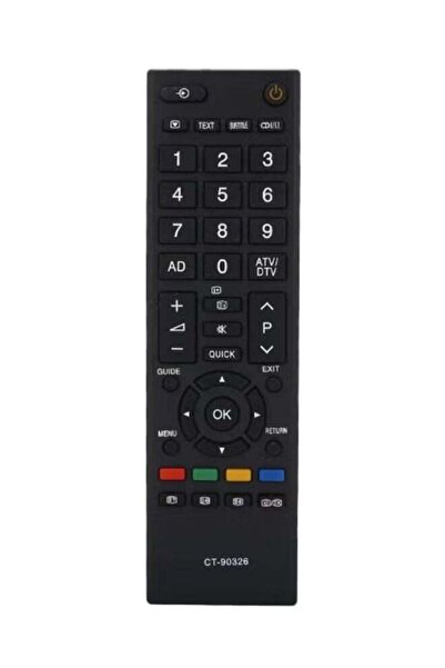 Promass Tv Remote Control For Toshiba Black
