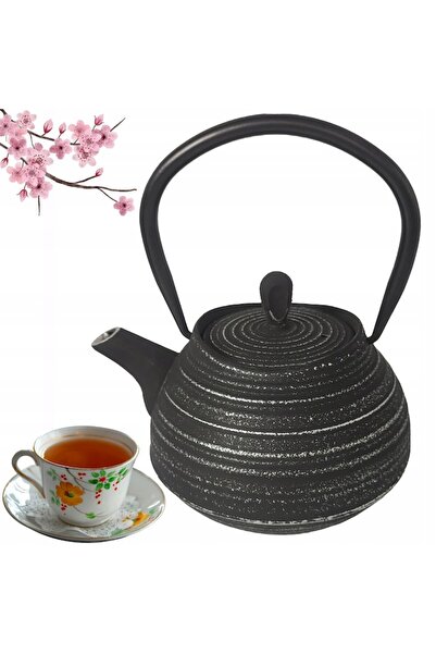 Kamille Enamelled cast iron teapot, KM-4832, stainless steel strainer, 600ml